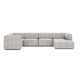 Shonnard Corduroy Modular Large Corner Sectional W/ Chaise - 5 Piece