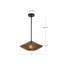 Luminaire suspendu 1 lumière Keaz-893407481