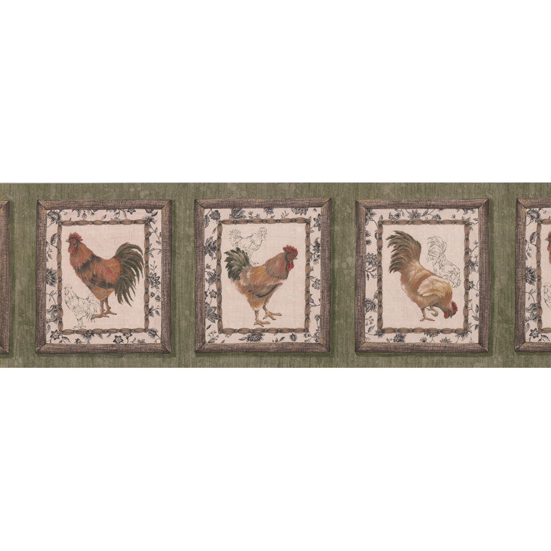 Bordure de papier peint Priester, Vert