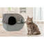 Litière autonettoyante pour chats de taille régulière, étain, Omega Paw Roll 'n Clean