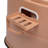 Portable Toilet With Non-Slip Mat Brown-123721130