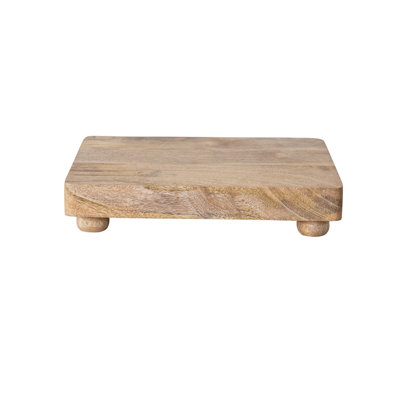 Plateau de service à fromage en bois de manguier