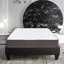 8 po Matelas ensaché à ressorts ensachés dans une boîte, matelas en mousse viscoélastique gélifiée Euro Top, blanc / gris-1287213963