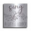 «Sing & A Little Louder» par Marla Rae, art mural en métal-1512040131