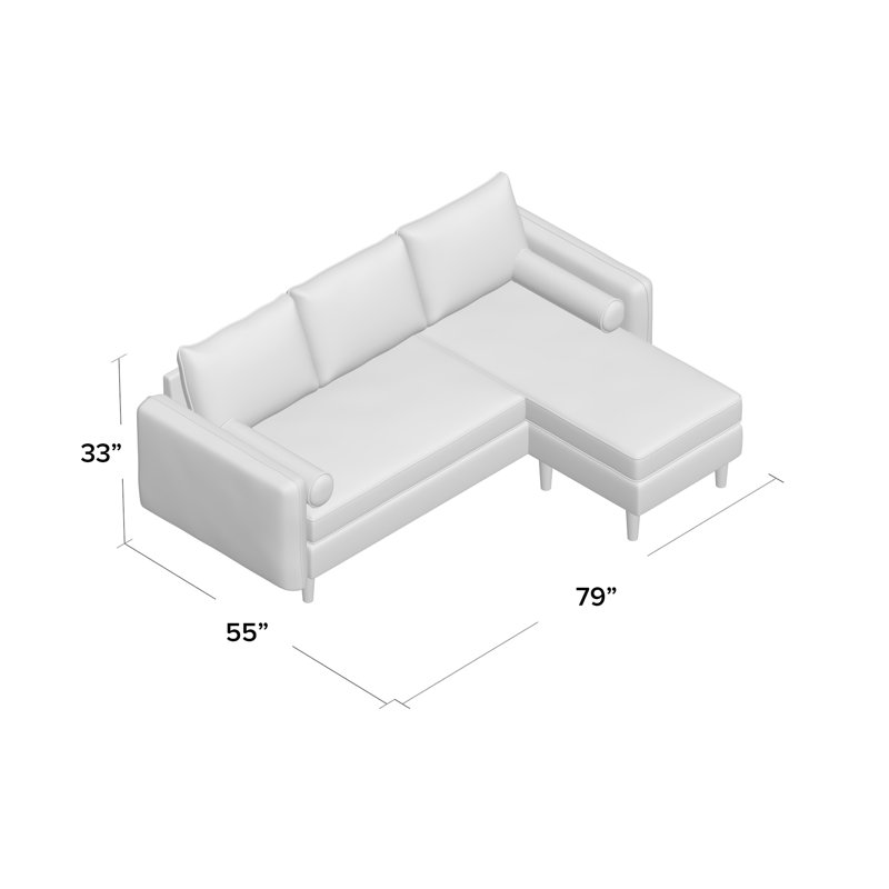 Canapé modulaire Revive par Modway, Velours gris pâle