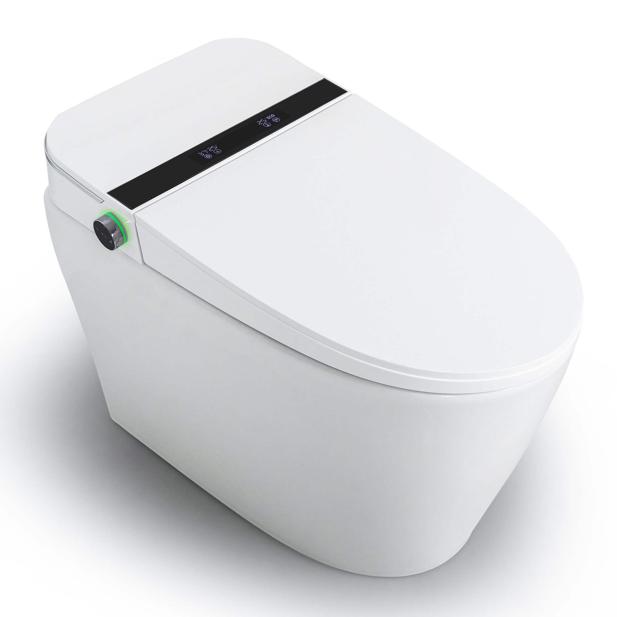 PLASMA One-piece Smart Toilet Round shaped fully automatics luxury smart  toilet