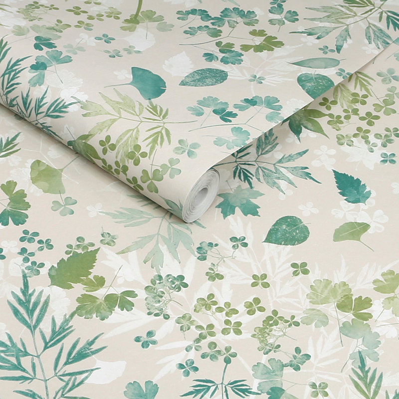 Clarissa Hulse Windfall Sapphire Wallpaper, Green