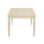 Buffet urbain chic - Bois fini blanc câblé pour une salle à manger élégante, style bord de mer, pieds, détente au bord de l'eau, 162,5 cm (l) x 76 cm (h) x 96,5 cm (p)