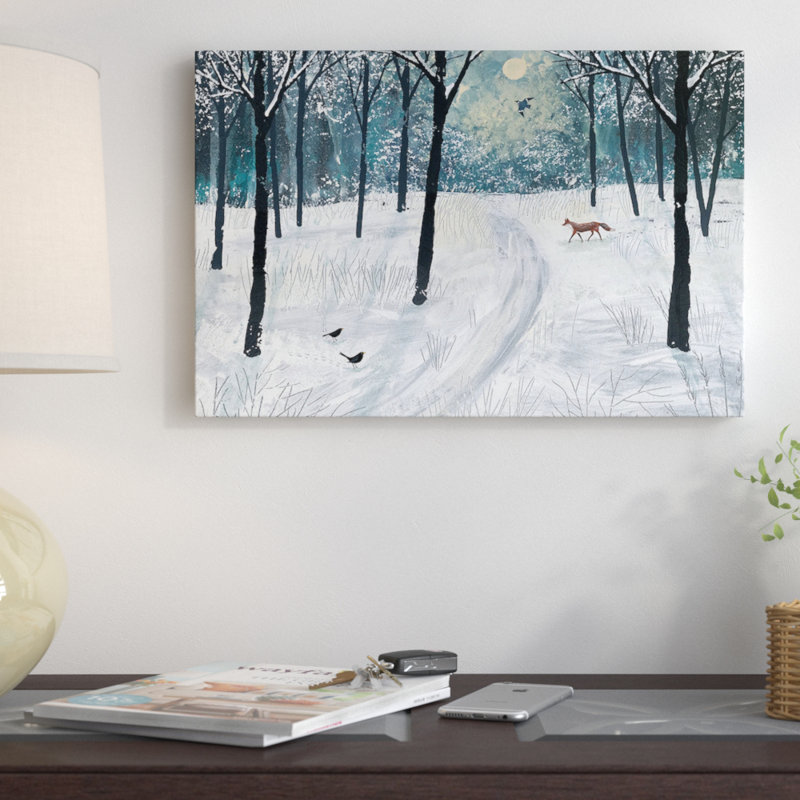 «Moonlight Shadow», reproduction sur toile, H 8 po x l 12 po x P 0,75 po, Toile tendue, Pas de tapis