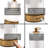 Brushed Gold Rechargeable Touch Dimmable Table Lamp With Ribbed Shade By