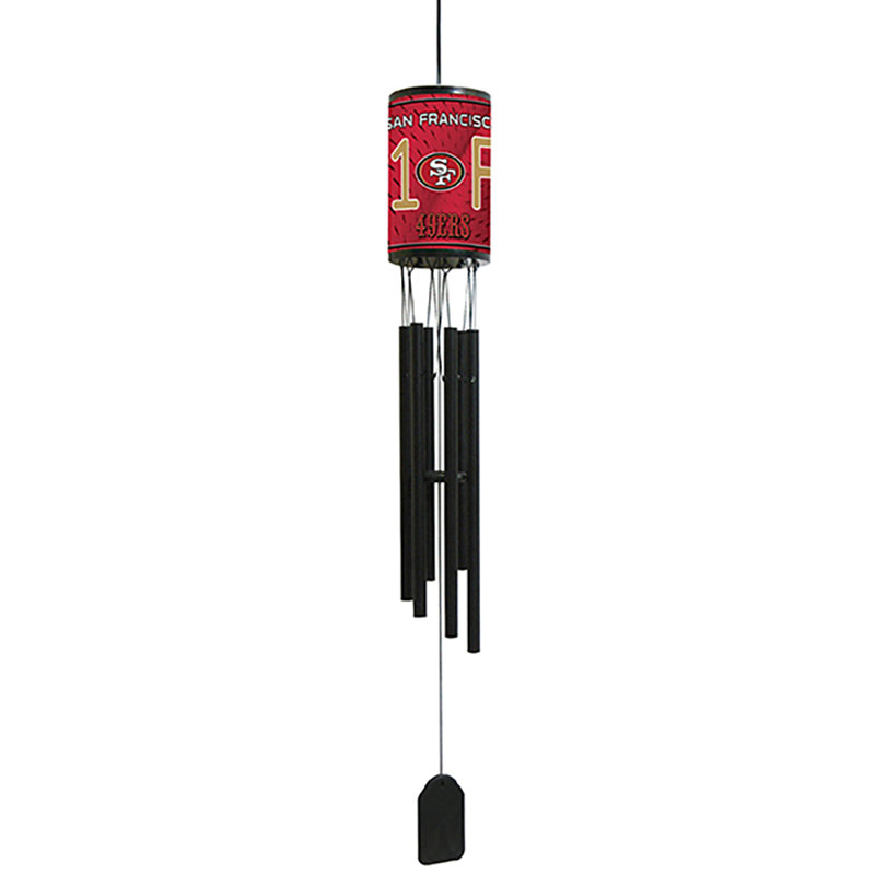 NFL Sports Wind Chime, San Francisco 49Ers