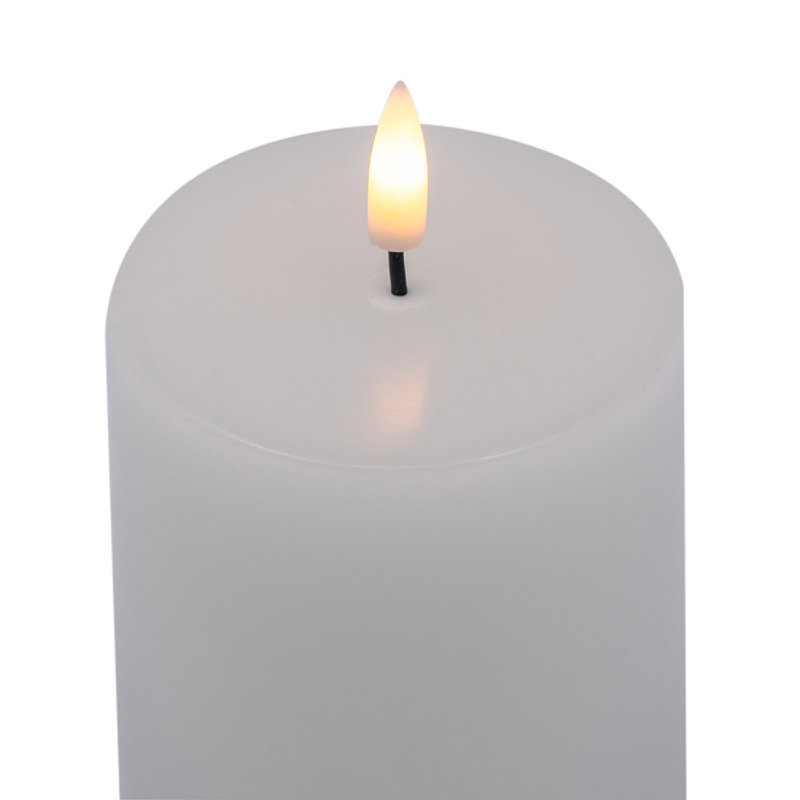 Ensemble de 2 bougies sans flamme sans parfum 2 pièces