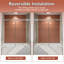 Porte de baignoire coulissante semi-sans cadre L 56 à 60 po x H 58 po en chrome avec verre transparent de 5/16 po (8 mm)