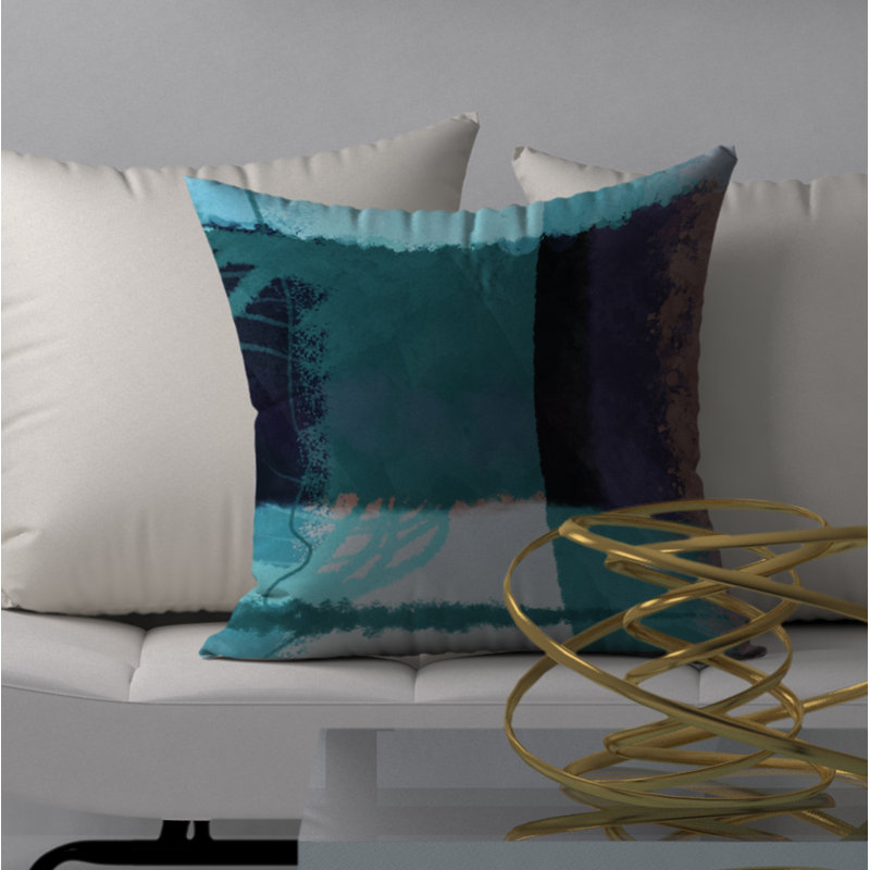 Housse de coussin carrée/insert, 18" x 18"
