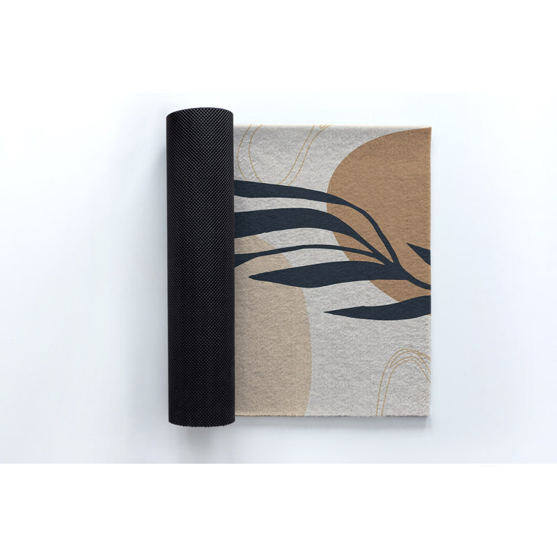 Non-Slip Floral Outdoor Doormat