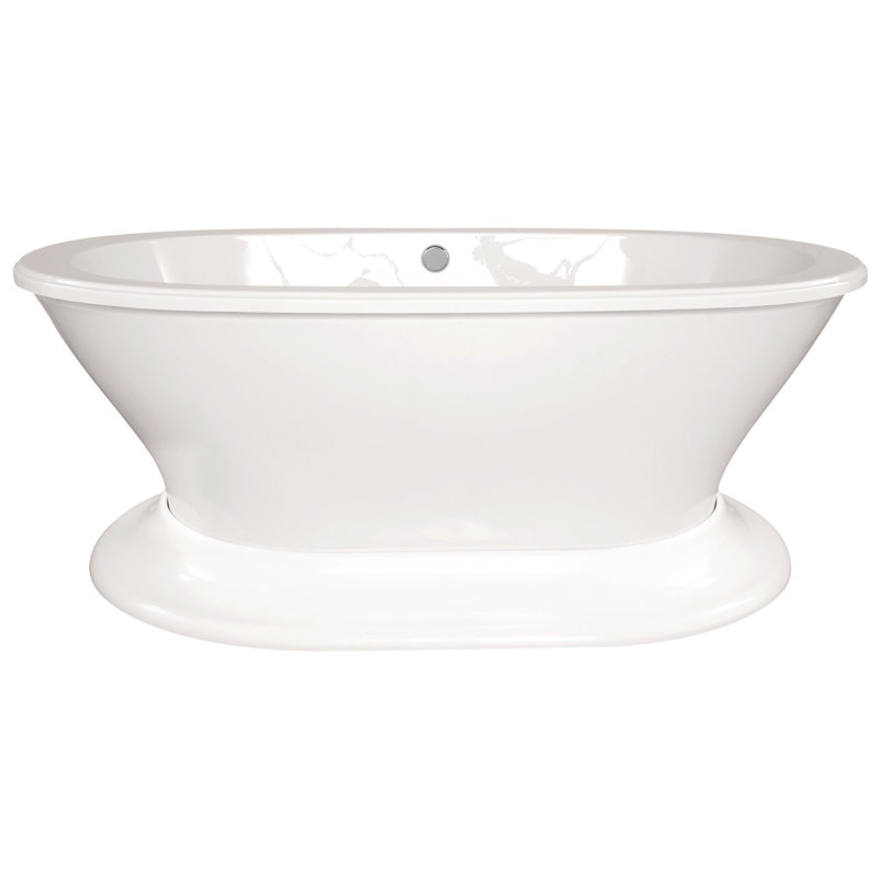 Sophia 70'' L Freestanding Air Bathtub, Matte Black