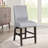 Melora Upholstered Counter Stool with Solid Wood Frame
