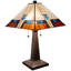Lampe de table brun foncé 23 po Canizales