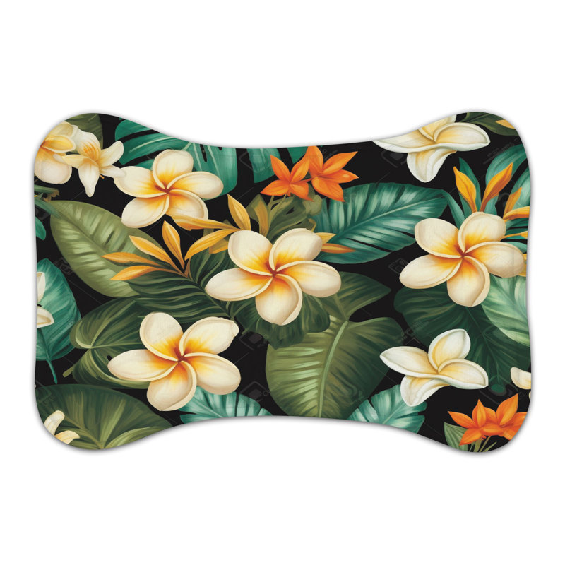 Tapis de pot tropical 1 pièce, Grand (14 po)