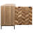 Herringbone 76.5'' Solid Wood Sideboard