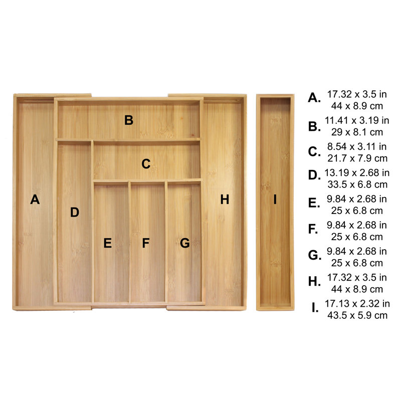 Oceanstar Design 5 Piece Drawer Organize Set