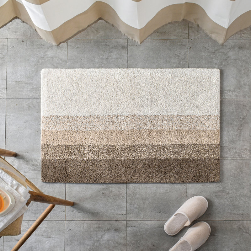 Tapis de bain Raul, l 21 po x L 34 po, Marron