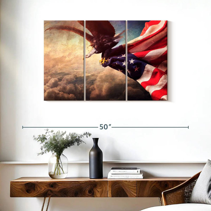 Borges America, 24" H x 38" W