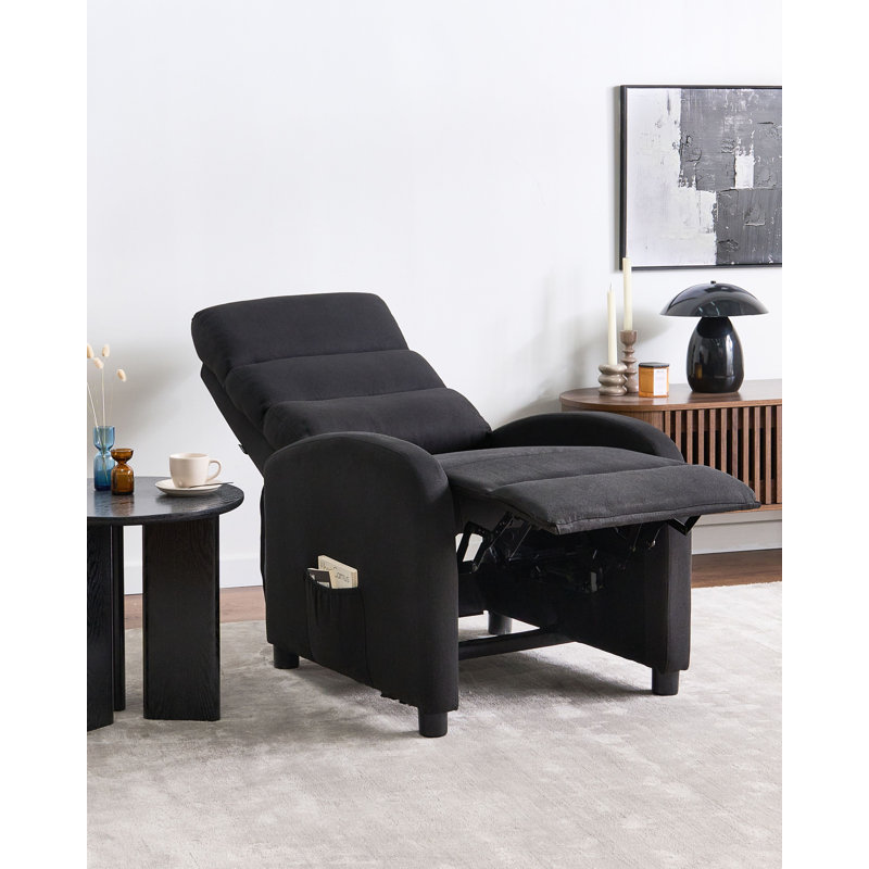 OTUS 67cm Wide Swivel, Black Fabric