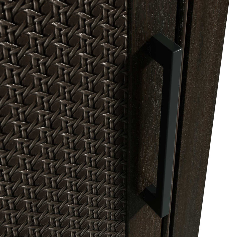 16 Inch Bath Storage Cabinet in Chocolate Oak, Chocolate Oak, 72" H x 16" W x 72" D