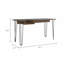 Bureau d'écriture Kira moderne avec pieds en métal, bureau minimaliste pour bureau à domicile