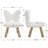 Butterfly Back Kids Chair With Solid Wood Legs-978590850