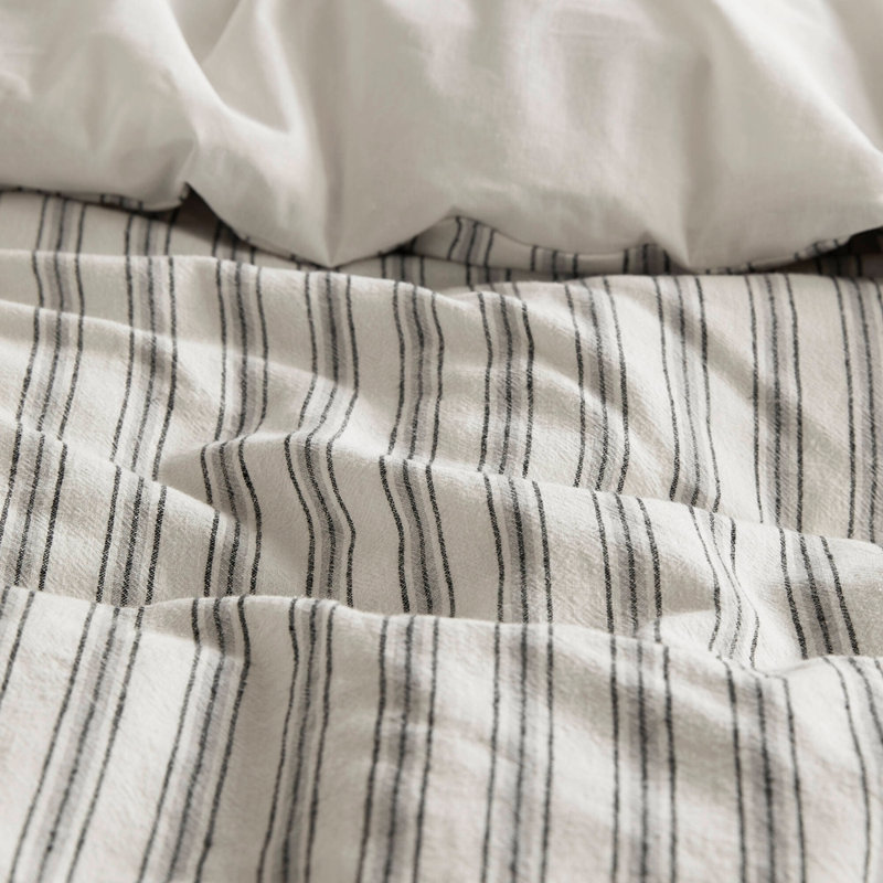 Ensemble de housse de couette pour très grand lit 3 pièces brun clair