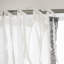 Panneau de rideau simple semi-diaphane en lin lin lin Lilburn-668371098