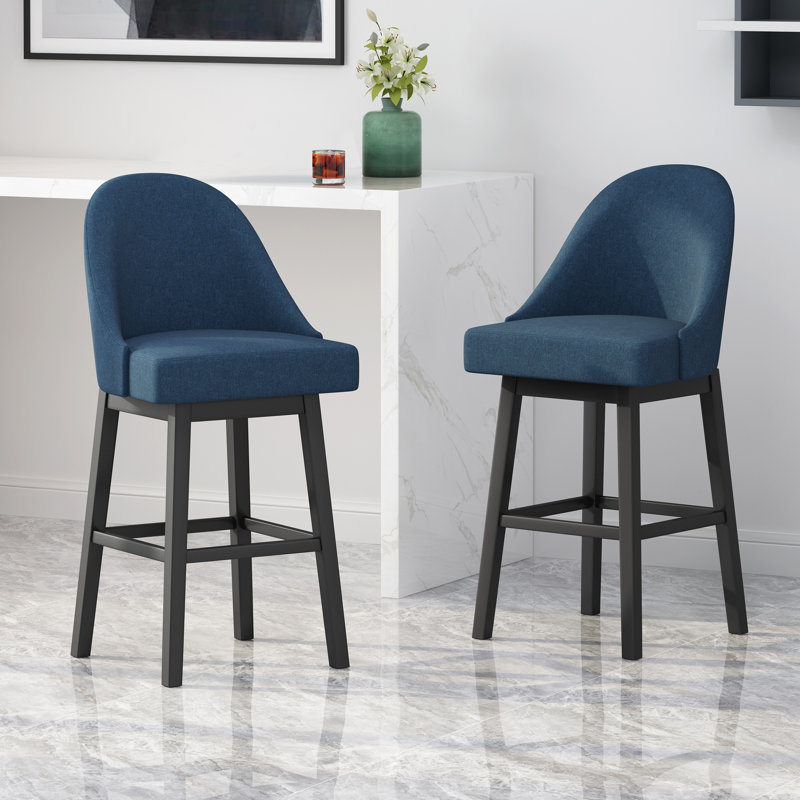 Tabouret de bar 31 po Bernadette, Bleu marine