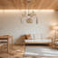 Luminaire suspendu en bambou Kamena