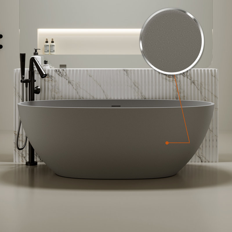 Baignoire de trempage autoportante 59 po