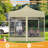10x10 Heavy Duty Canopy Tent, Pop up Gazebo with Netting Screened ,Waterproof-105123477