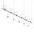 Suspenders 11 - Light Aluminum Dimmable LED Kitchen Island Linear Chandelier