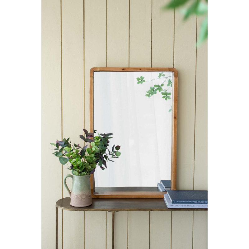 Charmant miroir en bois rustique pour la décoration intérieure, rehaussant chaque espace