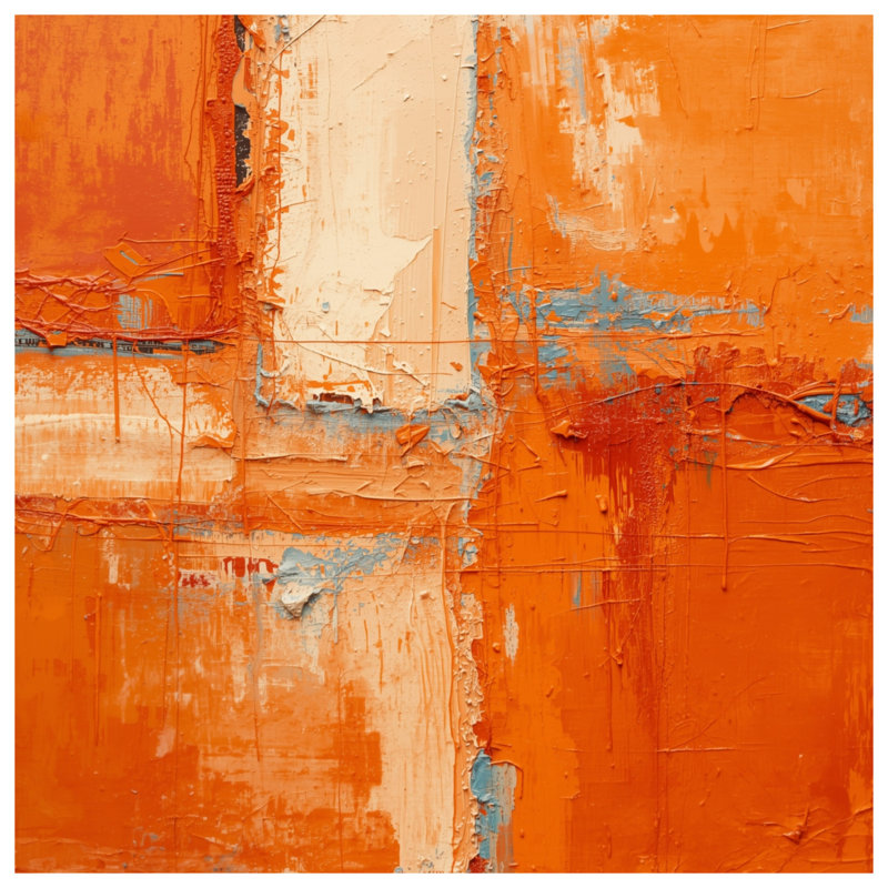 Coussins texturés texturés orange, 20 po x 20 po