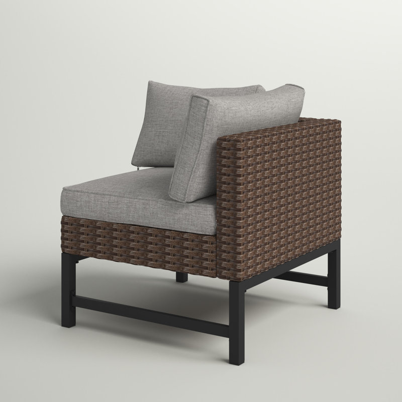 Hesse Outdoor Lounge Right-Arm Chair with Olefin Cushions