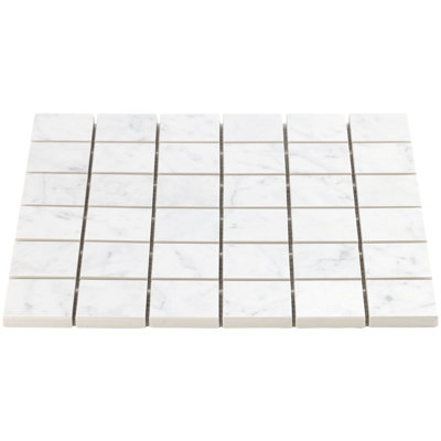 Marmo 2" x 2" Porcelain Grid Mosaic Wall & Floor Tile