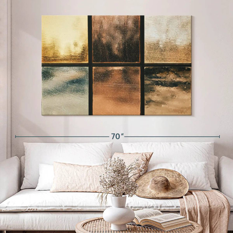 Avery Abstract Metallics, 34" H x 51" W