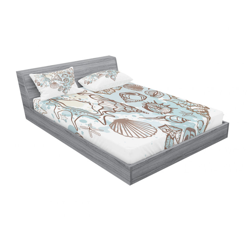 Microfiber Sheet Set, Queen Sheet Set with Fitted Sheet