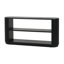 Console Modern Modern - Table de canapé mince avec tablette ouverte et grain de bois élégant-695027347