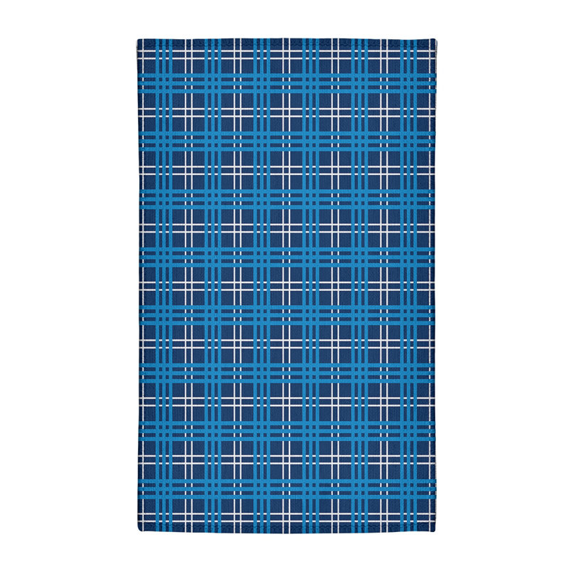 Tapis à carreaux bleu, Rectangle 2 pi x 3 pi