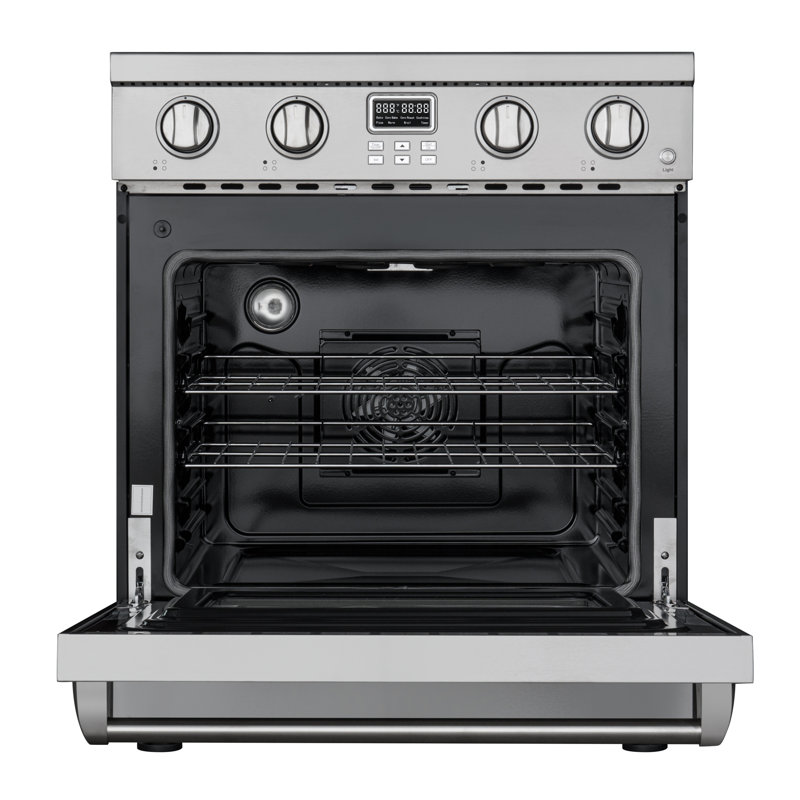 KoolMore 30" 4.8 Cubic Feet Electric Free Standing Range with Radiant Cooktop