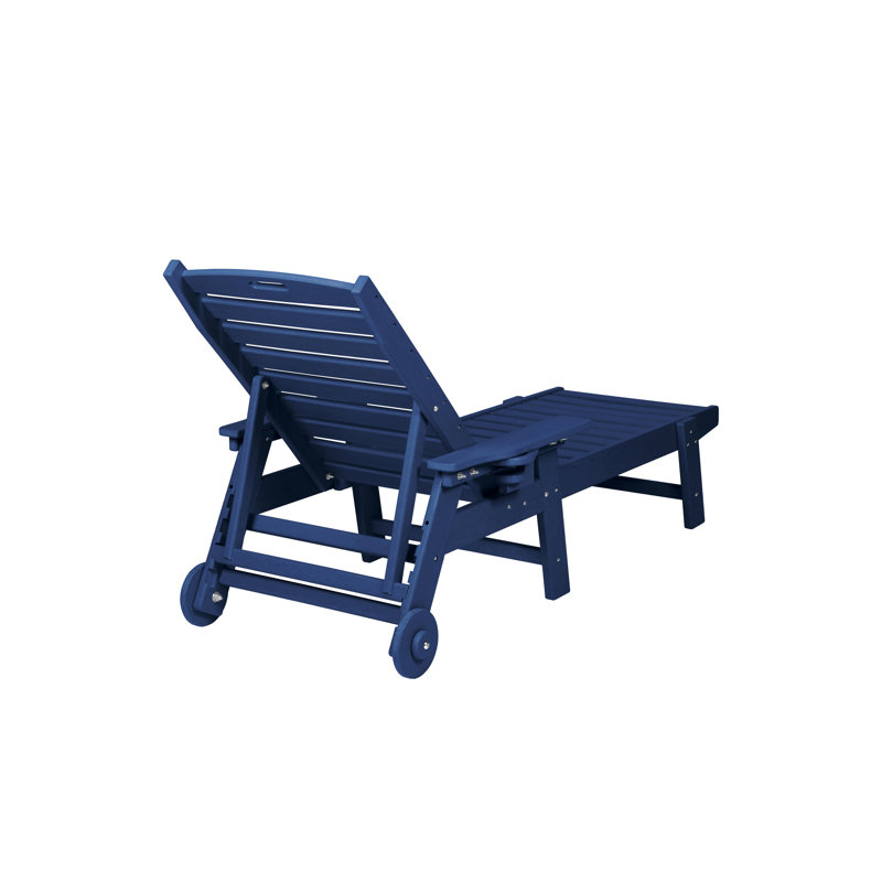5 Outdoor Chaise Lounge, , With Wheels & Cup Holder, Weather , For Pool, Deck, Poolside Oversized Lounge Chair 5 Positions, Patio Poolside,