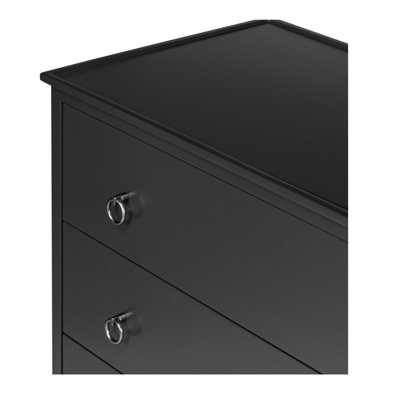 Satie 6 DRAWER DRESSER, Black