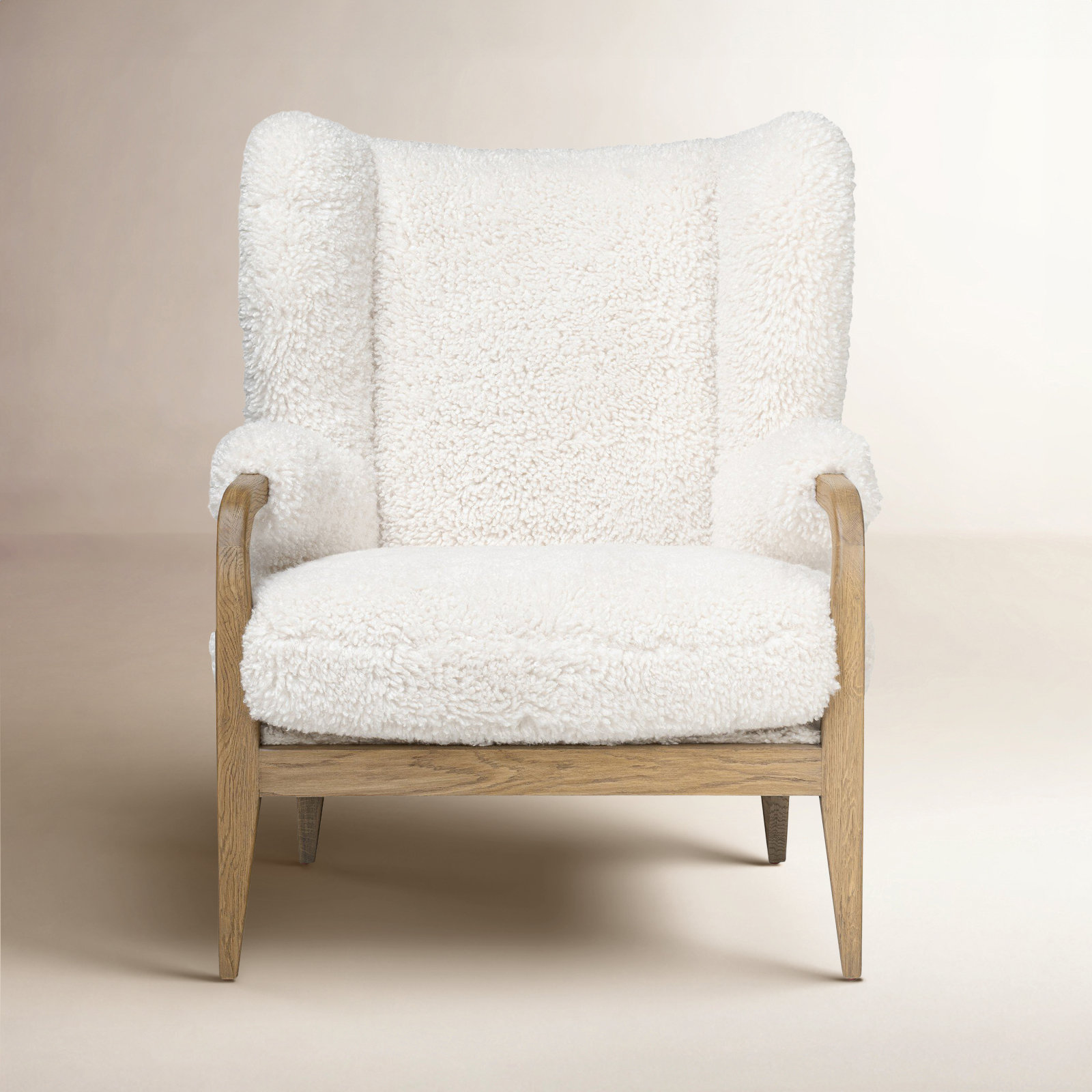 Sedoni Chair, White Teddy